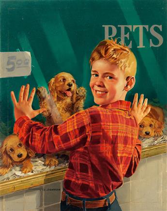 (DOGS.)  JOHN C. DAMRON. Pet Store.